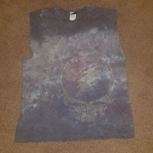 Vintage Thrashed Grateful Dead Steal Your Face Shirt